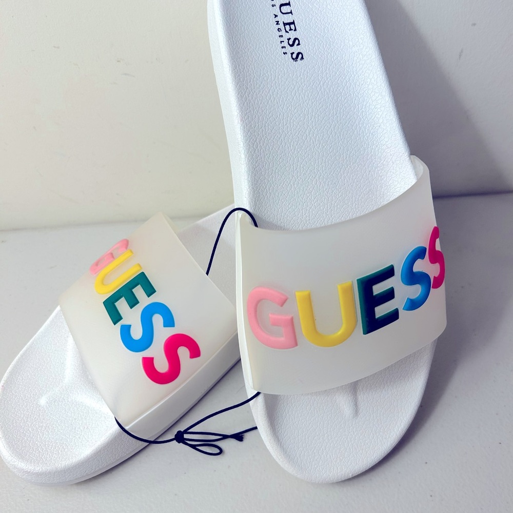NWT Guess multicoloured sandals size 10 women’s